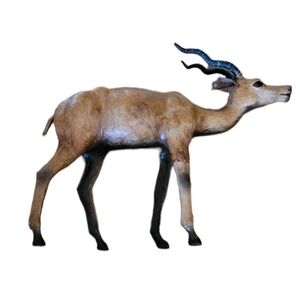 Vintage - 1960's‎ Leather Wrapped Impala Statue